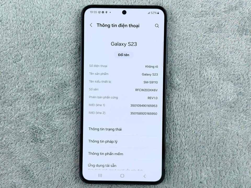 Điện Thoại Xanh . Samsung Galaxy S23 8/128G - 65953