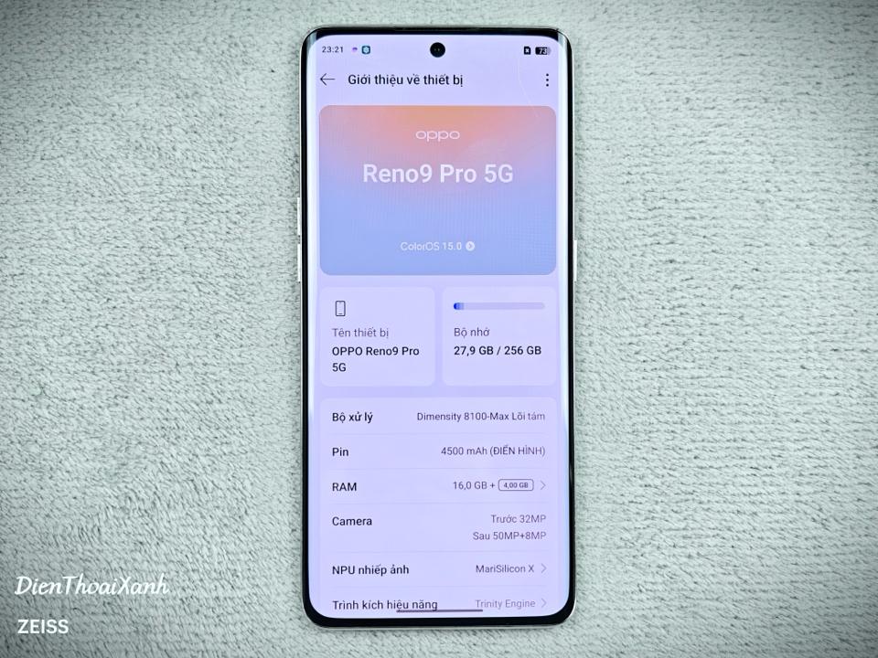 OPPO Reno 9 Pro 16/256G - 36234-duoc-ban-tai-Điện Thoại Xanh