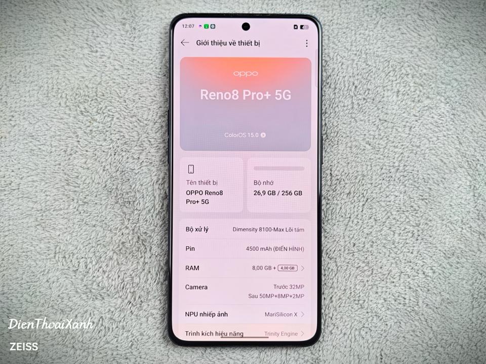 OPPO Reno 8 Pro+ 8/256G - 03313-duoc-ban-tai-Điện Thoại Xanh