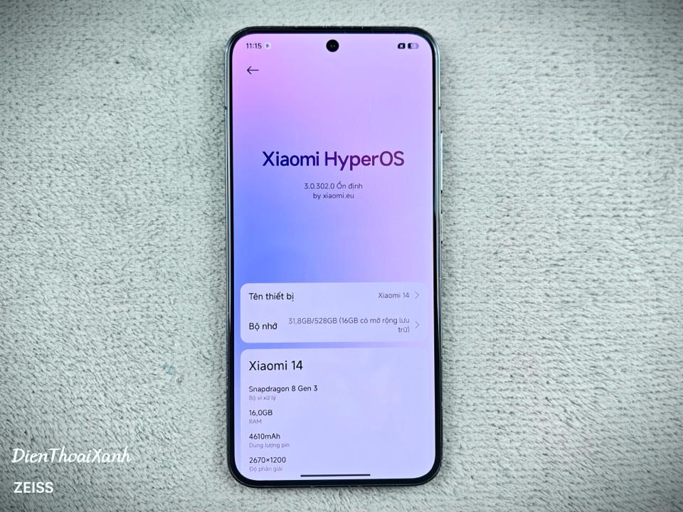 Xiaomi 14 16/512G - 96302-duoc-ban-tai-Điện Thoại Xanh