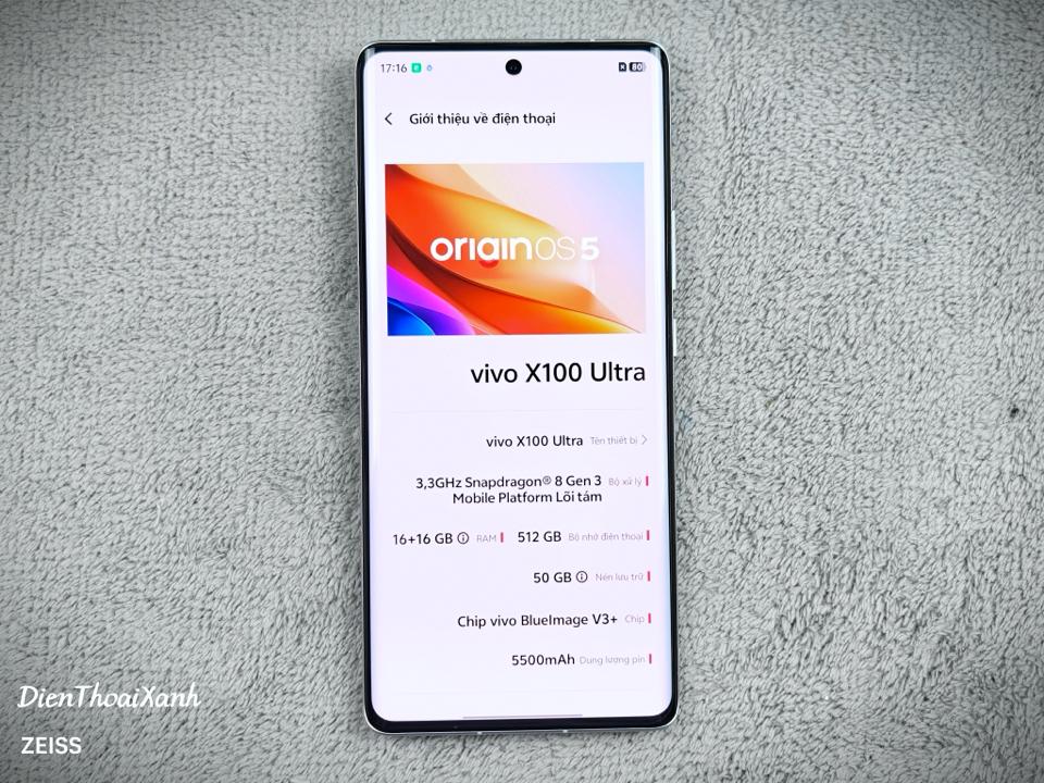 Vivo X100 Ultra 16/512G - 13834-duoc-ban-tai-Điện Thoại Xanh