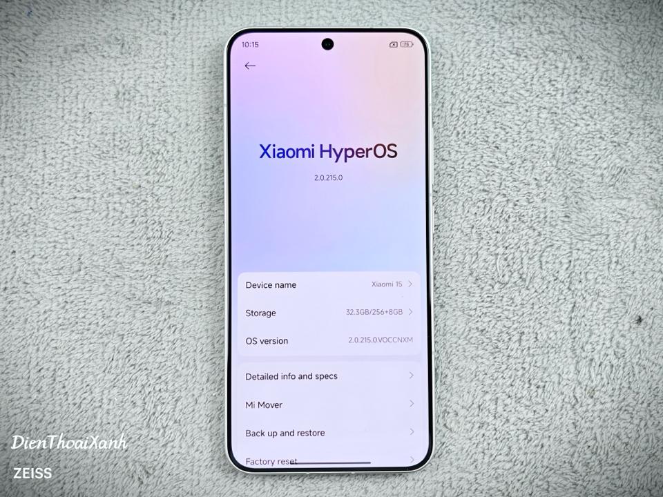 Xiaomi 15 12/256G - 60405/74021-duoc-ban-tai-Điện Thoại Xanh