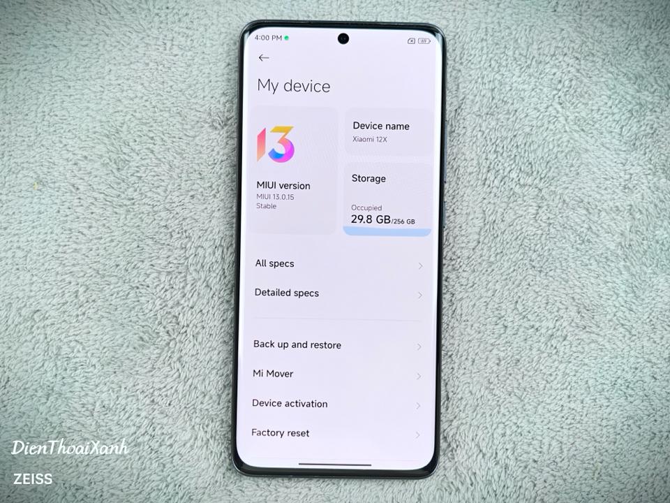 Xiaomi 12x 8/256G - 81683-duoc-ban-tai-Điện Thoại Xanh