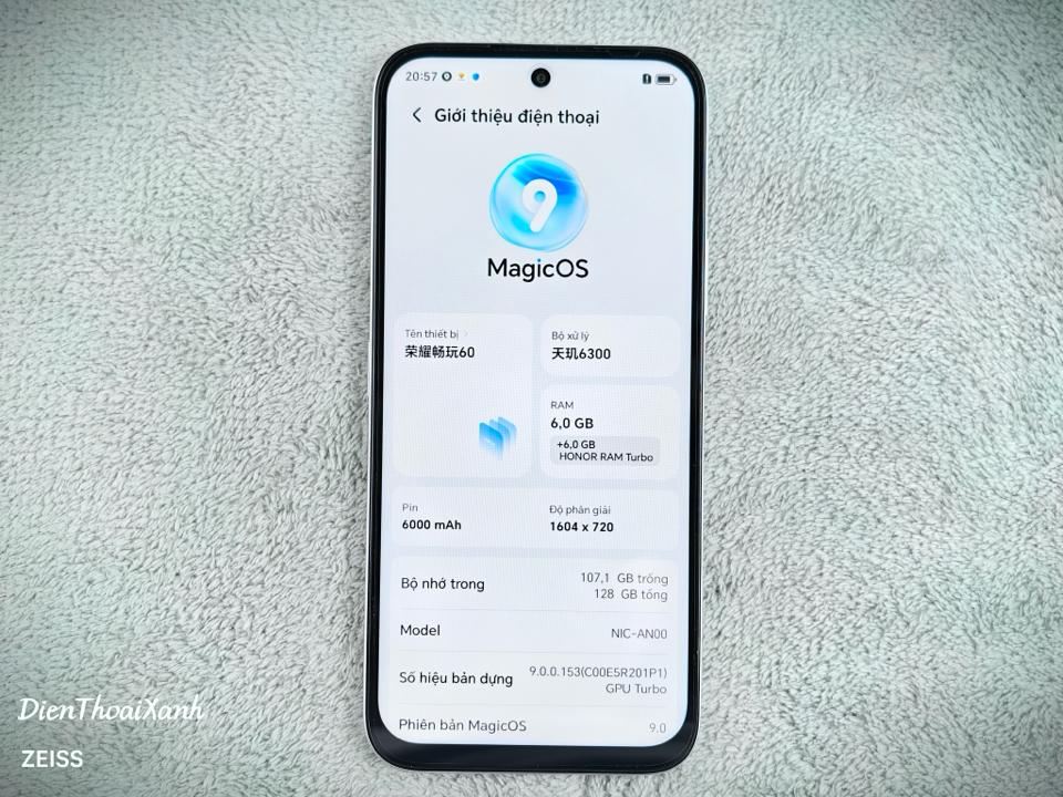 Honor Play 60 6/128G - 12686-duoc-ban-tai-Điện Thoại Xanh