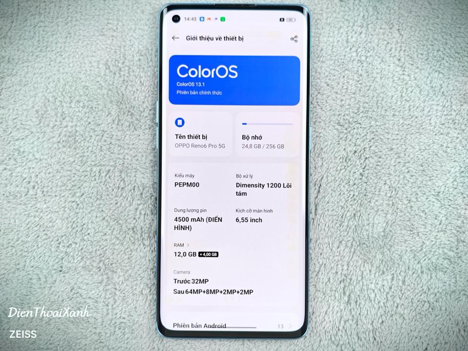OPPO Reno 6 Pro 12/256G - 13373-duoc-ban-tai-Điện Thoại Xanh