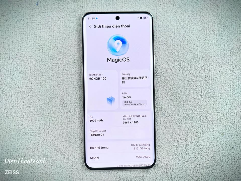 Honor 100 12/512G - 64889-duoc-ban-tai-Điện Thoại Xanh