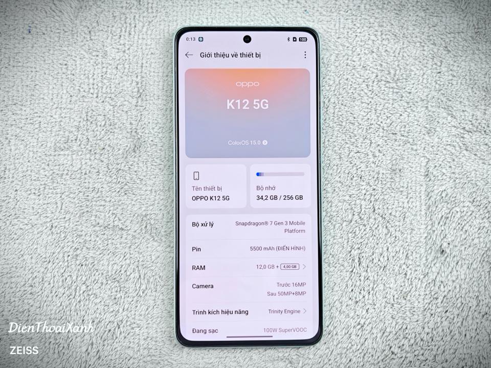 OPPO K12 12/256G - 39016-duoc-ban-tai-Điện Thoại Xanh