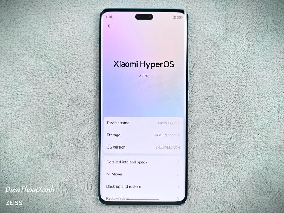 Xiaomi Civi 2 8/256G - 19849-duoc-ban-tai-Điện Thoại Xanh
