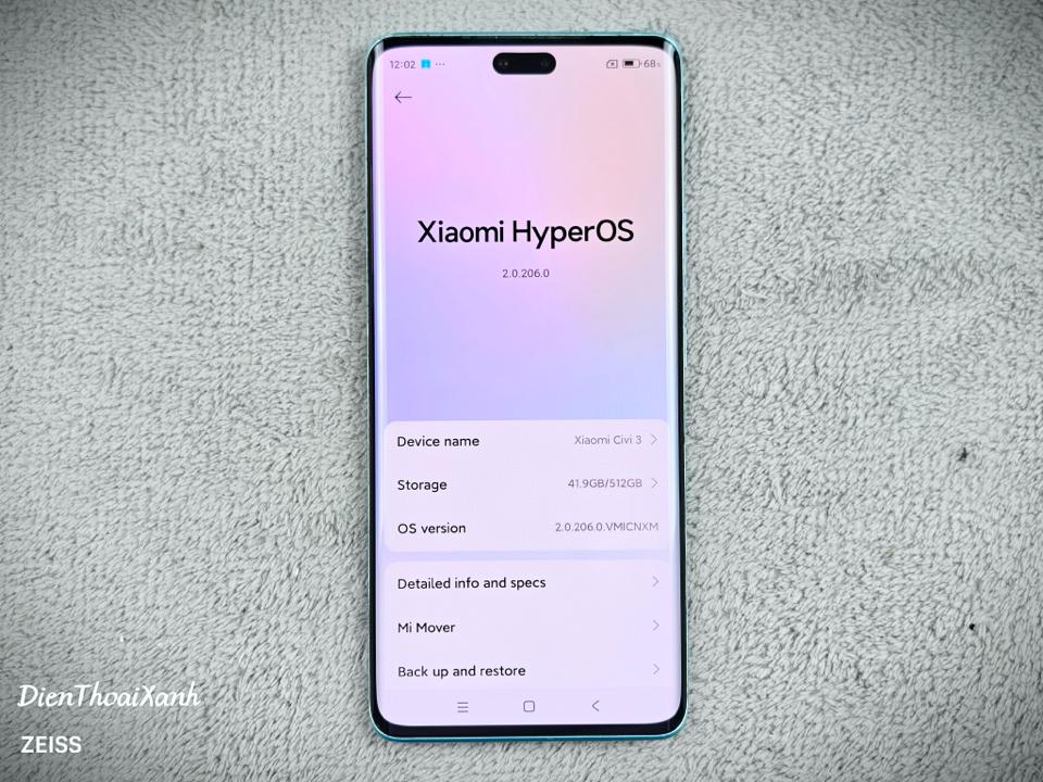 Xiaomi Civi 3 12/512G - 39122-duoc-ban-tai-Điện Thoại Xanh