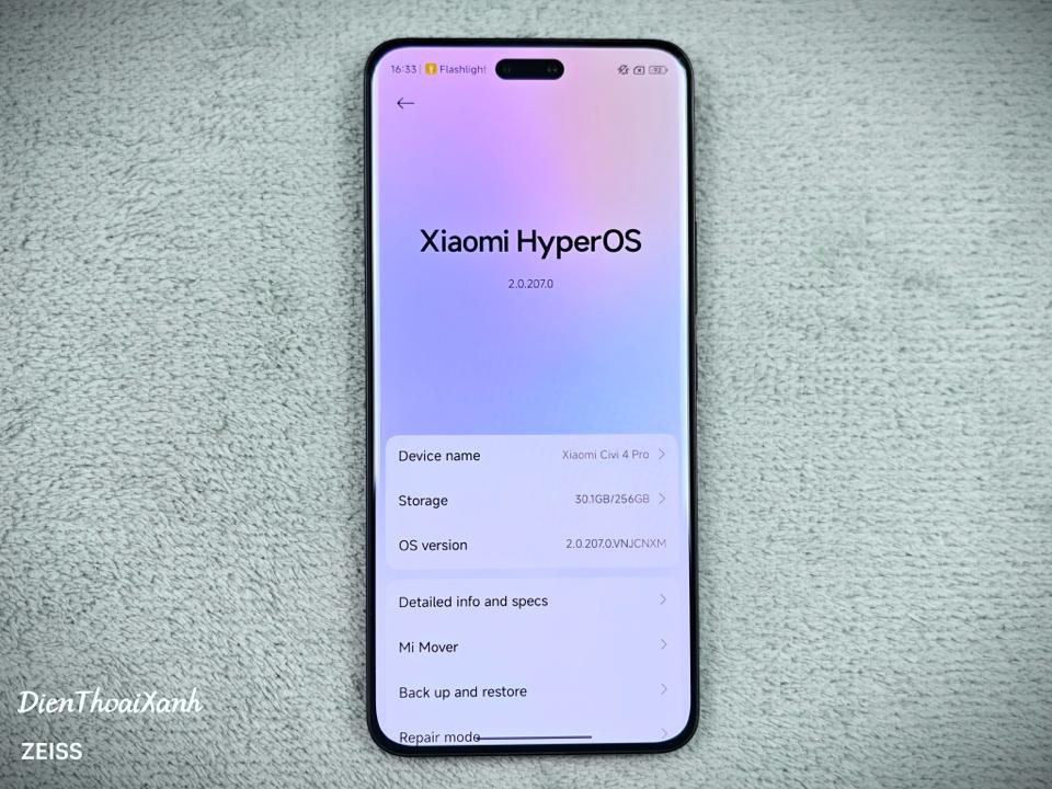 Xiaomi Civi 4 Pro 12/256G - 03927-duoc-ban-tai-Điện Thoại Xanh