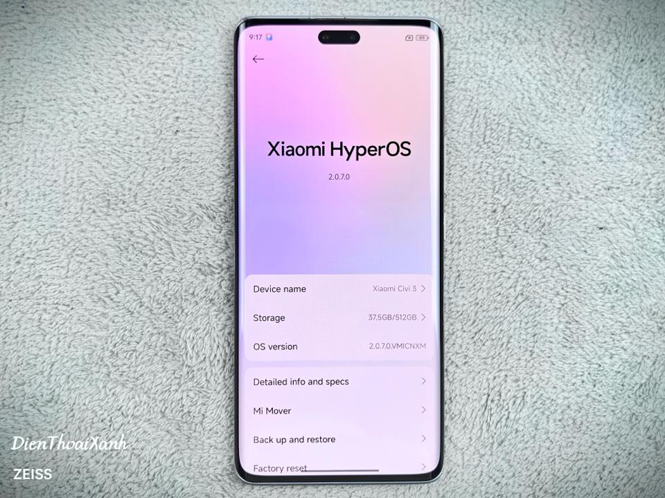 Xiaomi Civi 3 12/512G - 54347-duoc-ban-tai-Điện Thoại Xanh