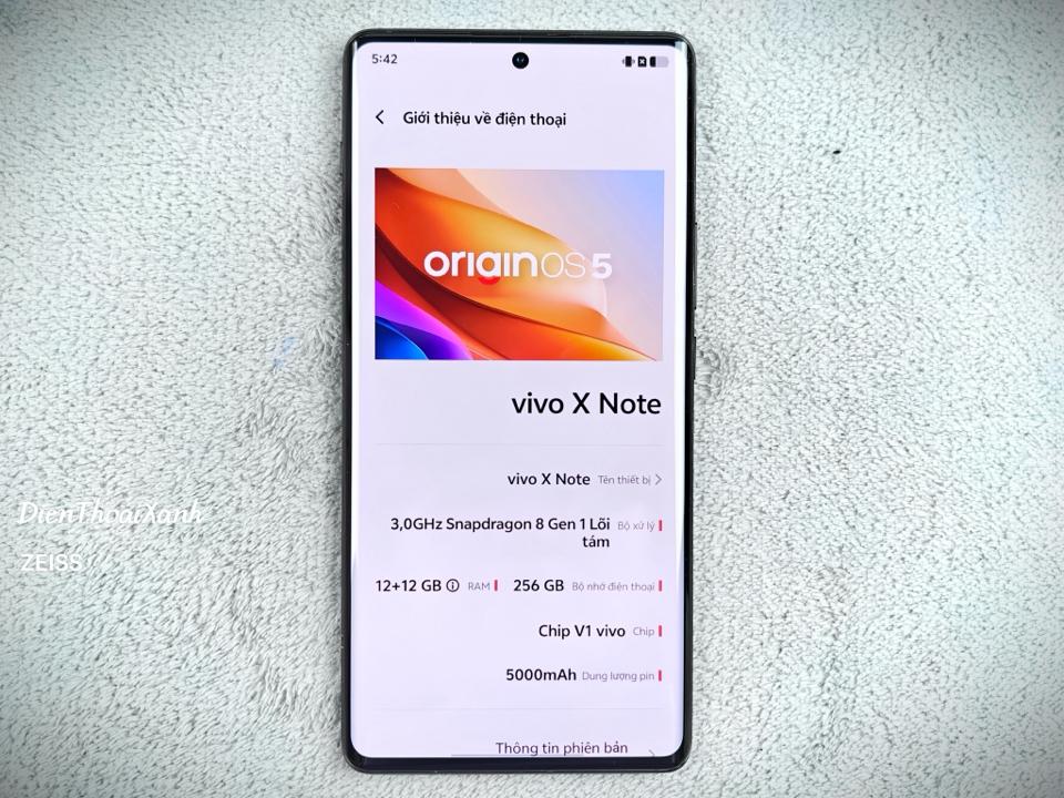 Vivo X Note 12/256G - 43718-duoc-ban-tai-Điện Thoại Xanh