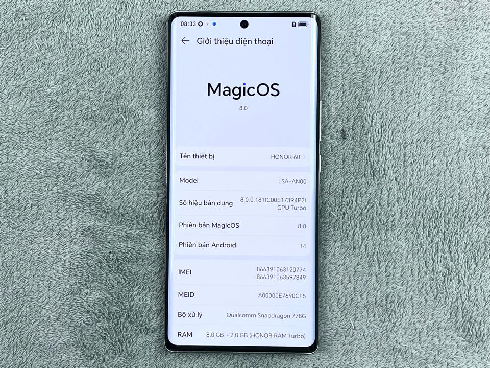 Honor 60 8/128G - 20774-duoc-ban-tai-Điện Thoại Xanh