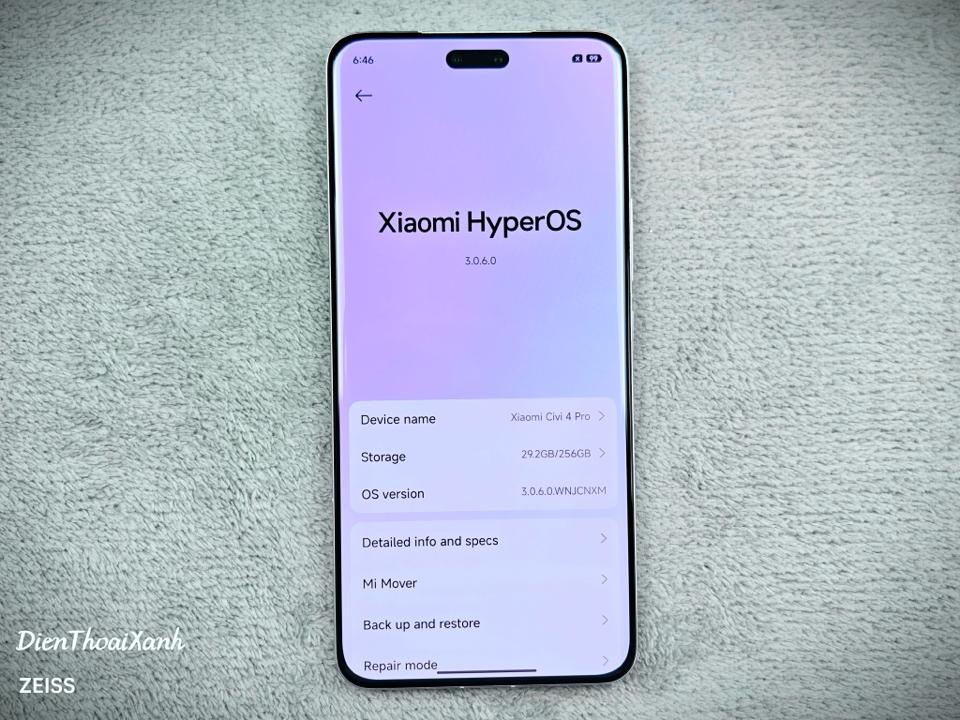Xiaomi Civi 4 Pro 12/256G - 86120-duoc-ban-tai-Điện Thoại Xanh