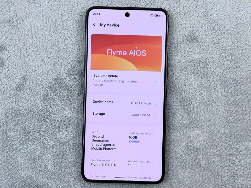 Meizu 21 Note 16/256G - 38973-duoc-ban-tai-Điện Thoại Xanh