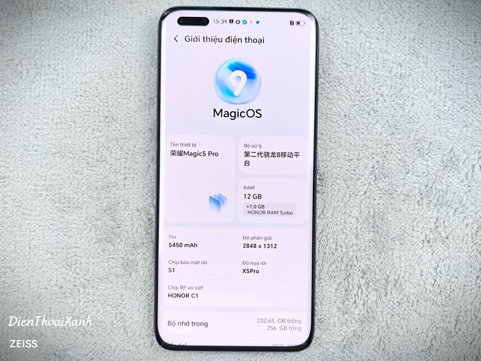 Honor Magic 5 Pro 12/256G - 10675-duoc-ban-tai-Điện Thoại Xanh