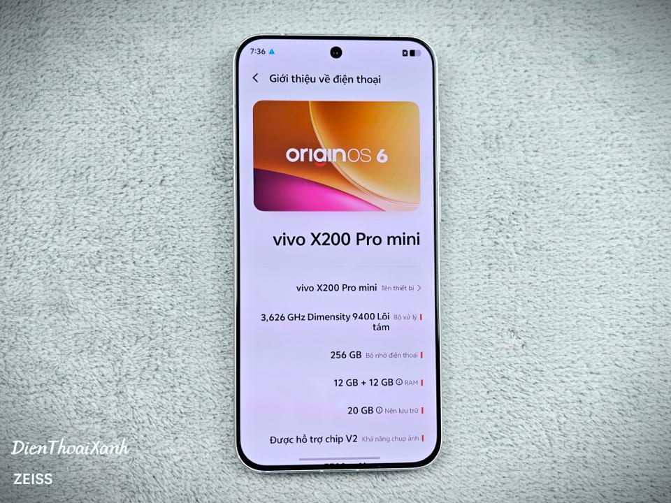 Vivo X200 Pro mini 12/256G - 46211-duoc-ban-tai-Điện Thoại Xanh