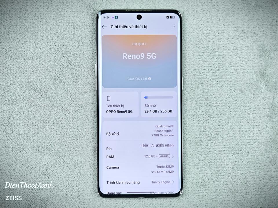OPPO Reno 9 12/256G - 50891-duoc-ban-tai-Điện Thoại Xanh
