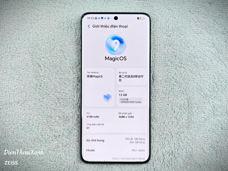 Honor Magic 5 12/256G - 98060-duoc-ban-tai-Điện Thoại Xanh