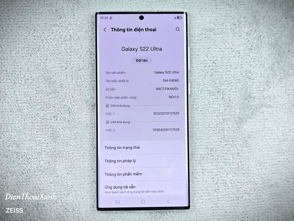 Samsung Galaxy S22 Ultra 12/256G - 17525-duoc-ban-tai-Điện Thoại Xanh