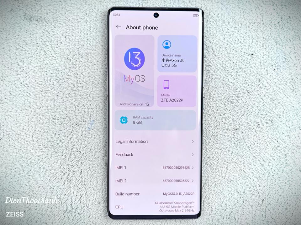 ZTE Axon 30 Ultra 8/256G - 96625-duoc-ban-tai-Điện Thoại Xanh