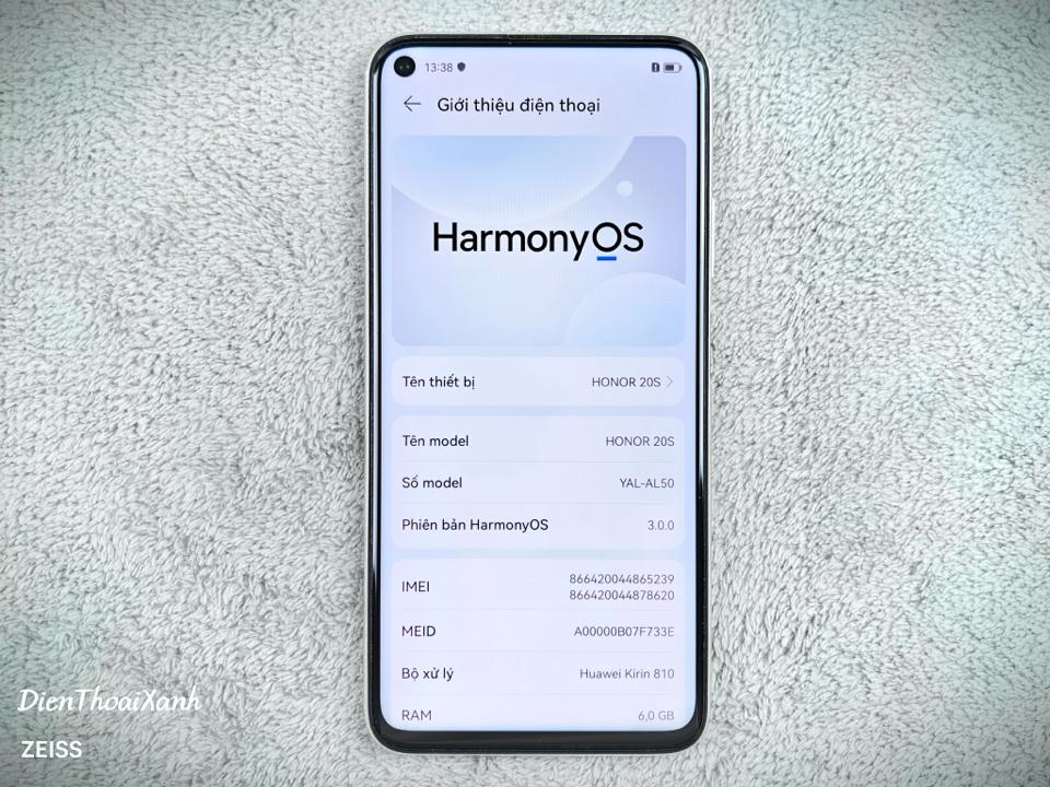 Honor 20s 6/128G - 65239-duoc-ban-tai-Điện Thoại Xanh