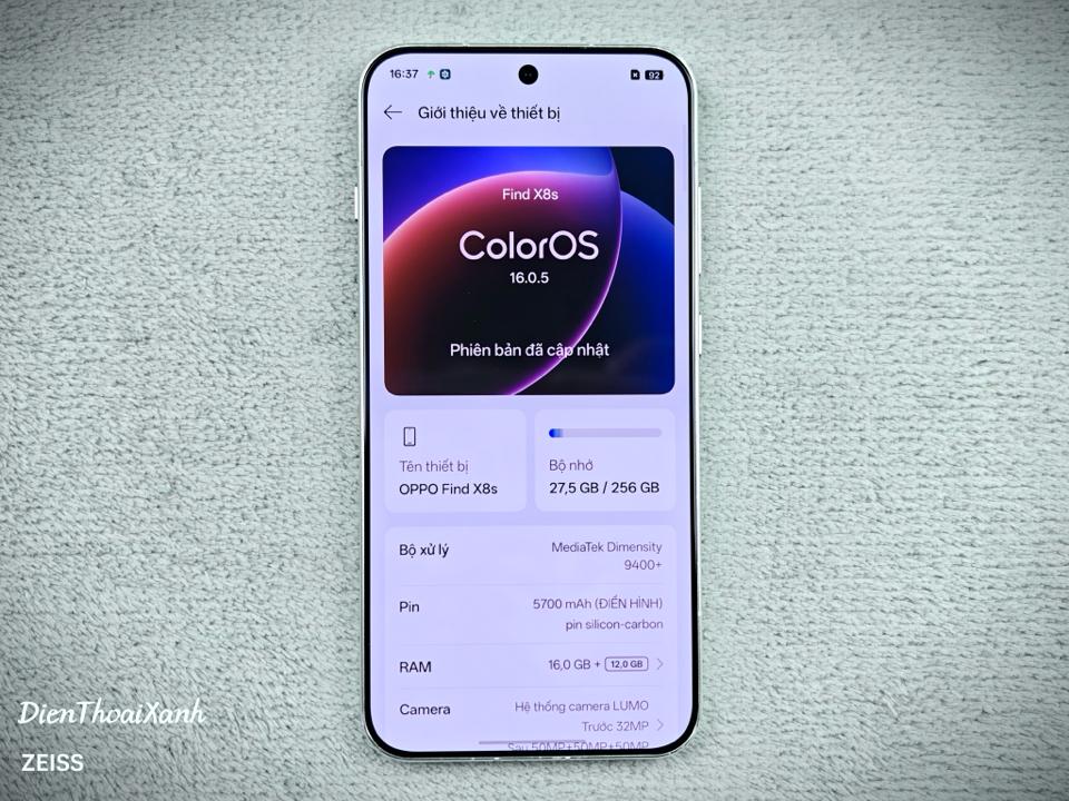 OPPO Find X8s 16/256G - 42153-duoc-ban-tai-Điện Thoại Xanh