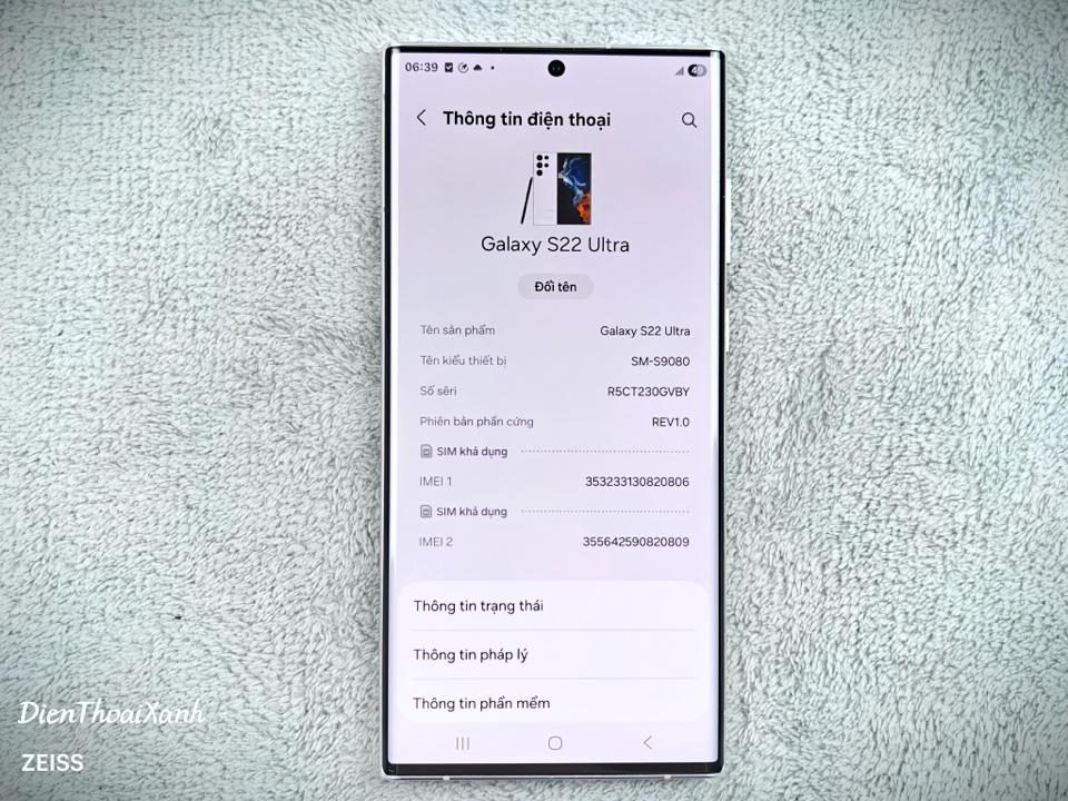 Samsung Galaxy S22 Ultra 12/256G - 20806-duoc-ban-tai-Điện Thoại Xanh
