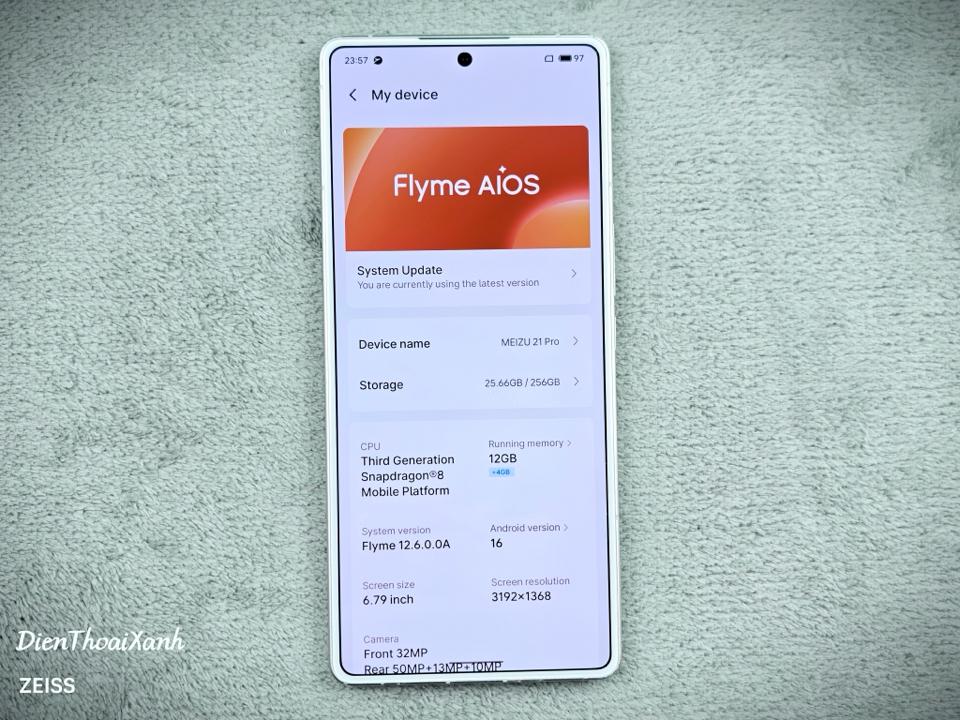 Meizu 21 Pro 16/256G - 72999-duoc-ban-tai-Điện Thoại Xanh