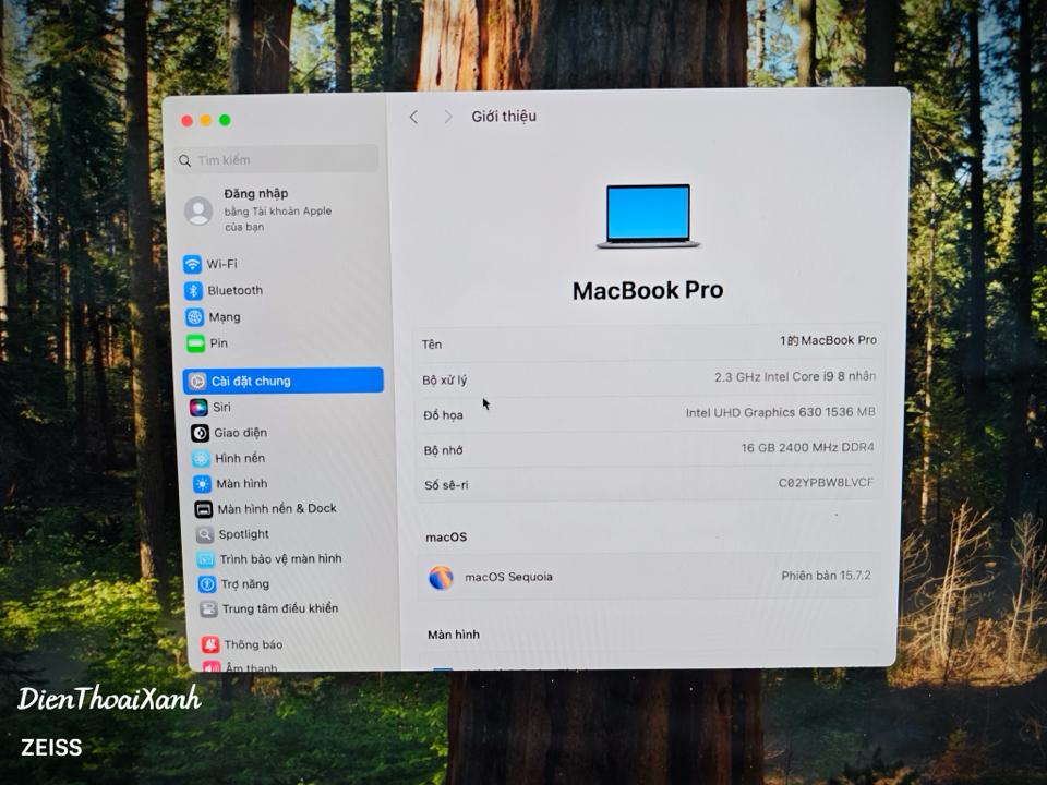 Macbook Pro 2019 15 inch 16/512G - 8LVCF-duoc-ban-tai-Điện Thoại Xanh