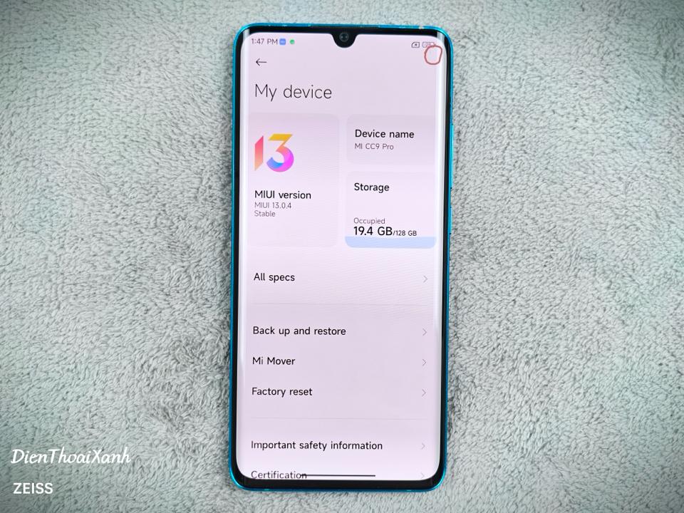 Xiaomi CC9 Pro 6/128G - 71810-duoc-ban-tai-Điện Thoại Xanh
