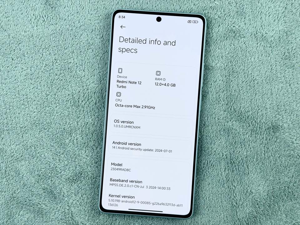 Redmi Note 12 Turbo 12/256G - 02009-duoc-ban-tai-Điện Thoại Xanh