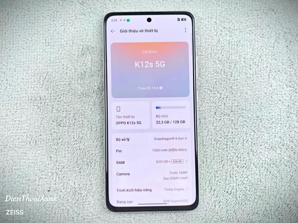OPPO k12s 8/128G - 46478-duoc-ban-tai-Điện Thoại Xanh