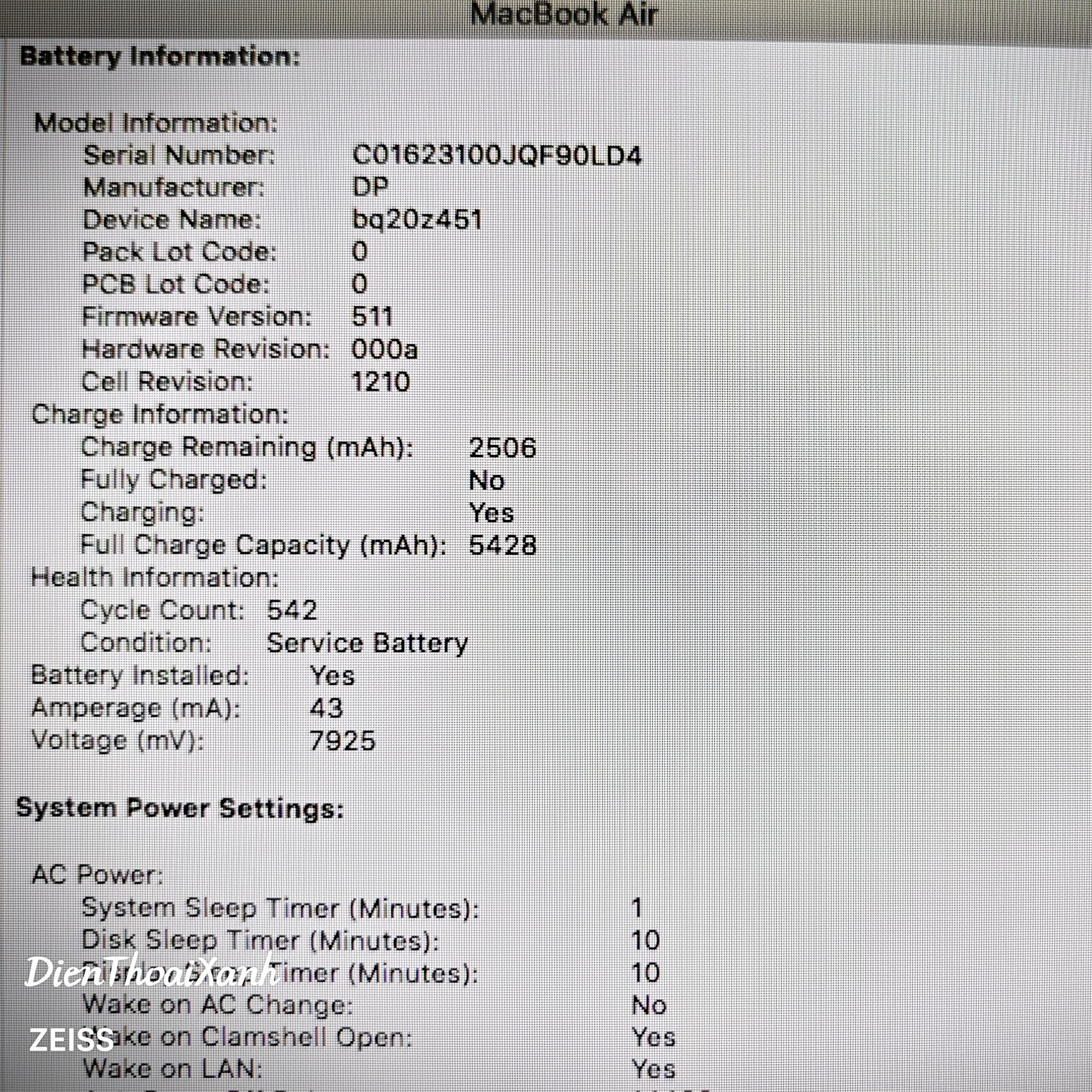 Macbook Air 13 inch 2015 8/128G - XH3QD-duoc-ban-tai-Điện Thoại Xanh