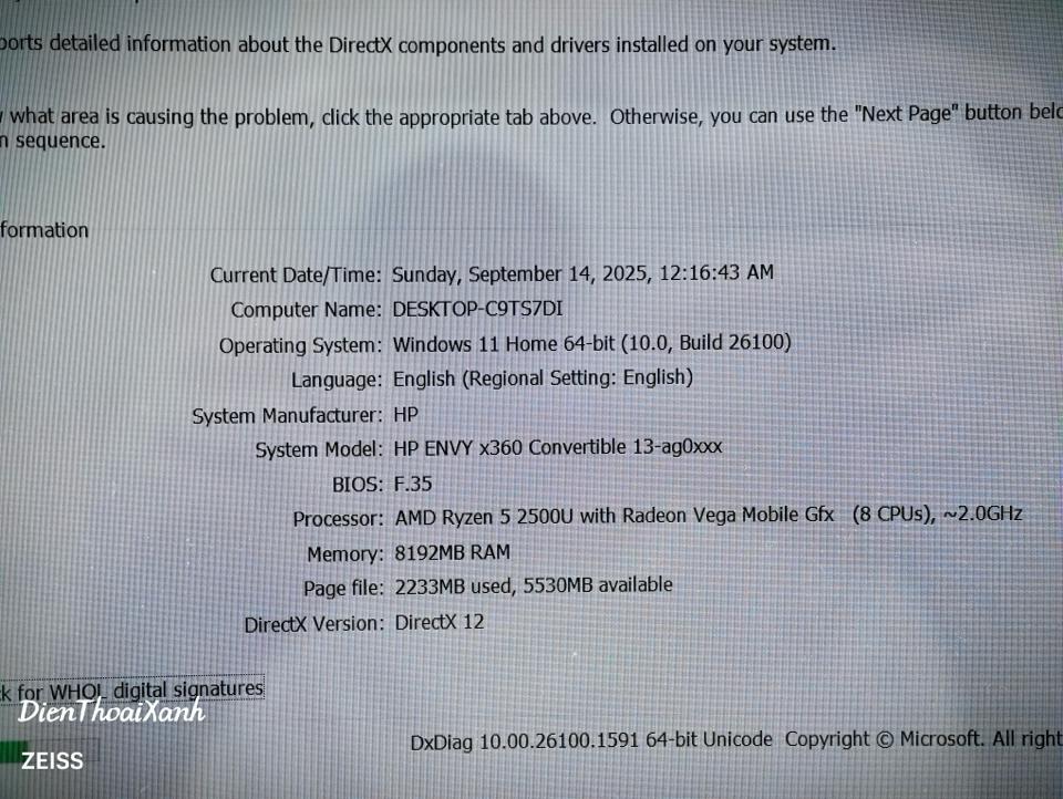 HP Envy X360 13.3 8/256G - 4XR8T-duoc-ban-tai-Điện Thoại Xanh