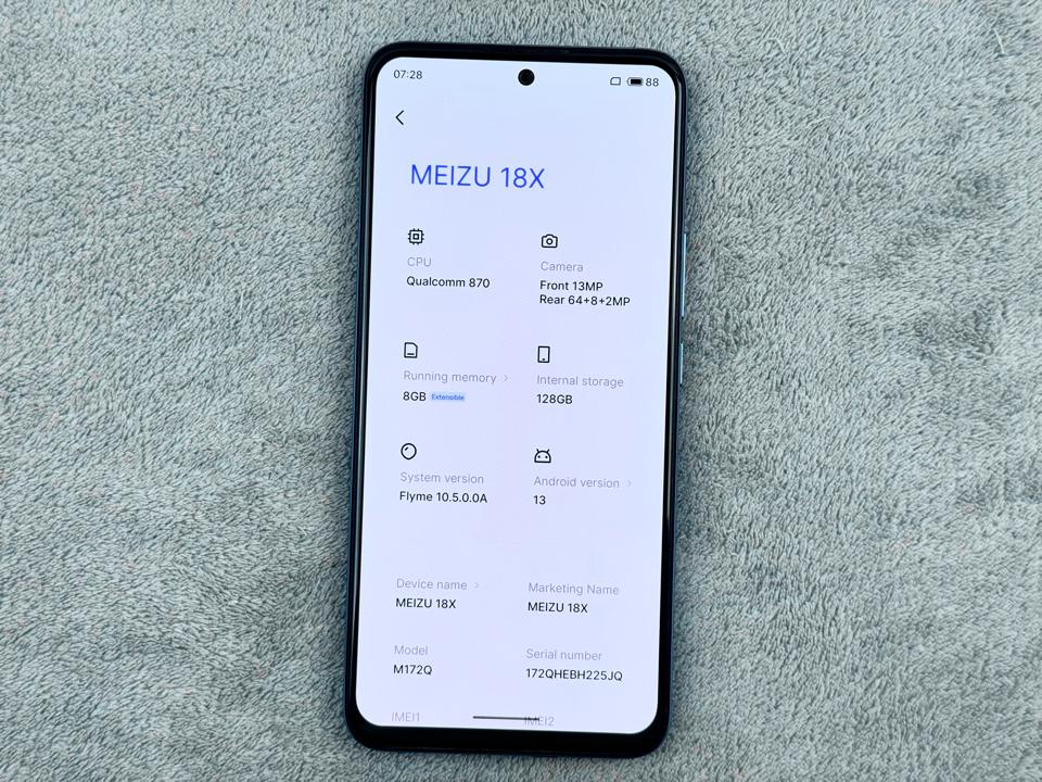 Meizu 18x 8/128G - 24861-duoc-ban-tai-Điện Thoại Xanh