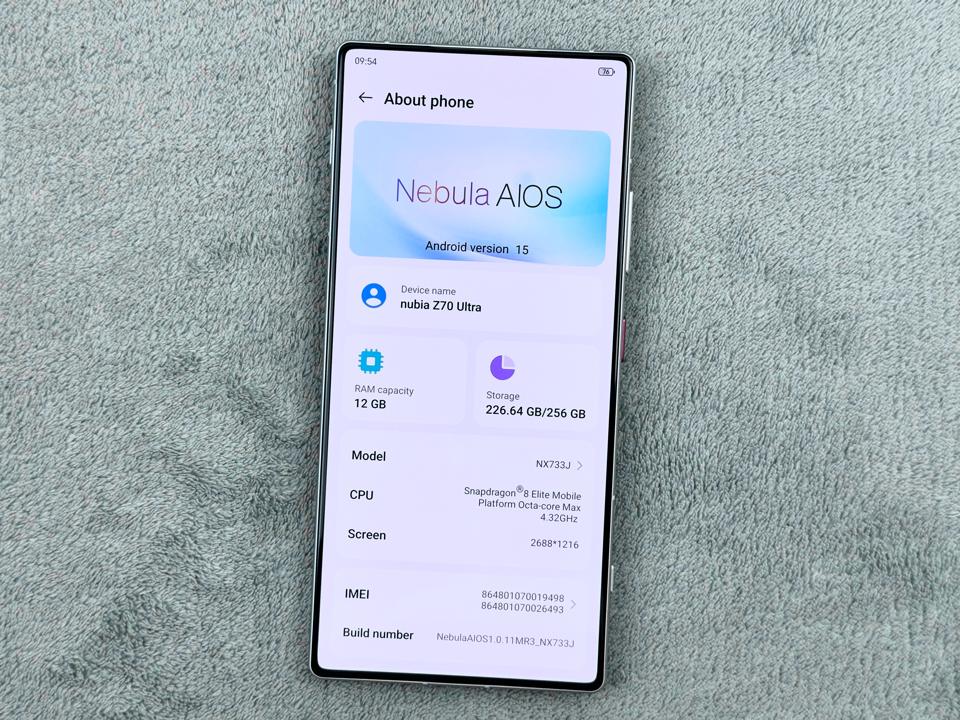Nubia Z70 Ultra 12/256G - 19498-duoc-ban-tai-Điện Thoại Xanh