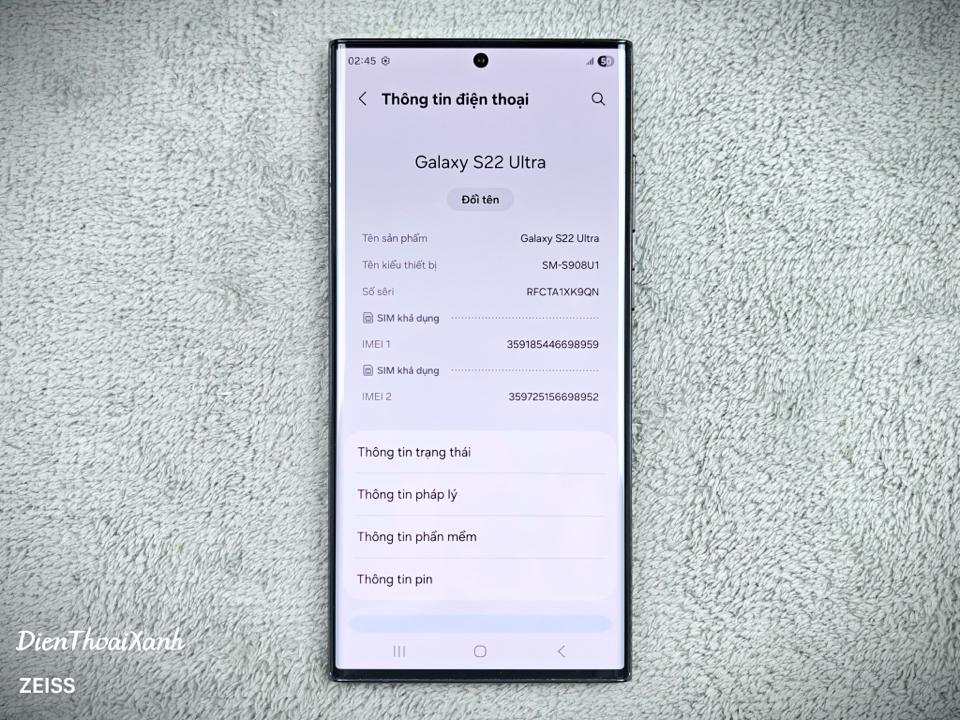 Samsung Galaxy S22 Ultra 8/128G - 98959-duoc-ban-tai-Điện Thoại Xanh