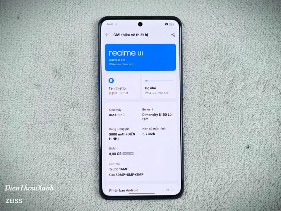 Realme GT Neo 3 8/256G - 23796-duoc-ban-tai-Điện Thoại Xanh