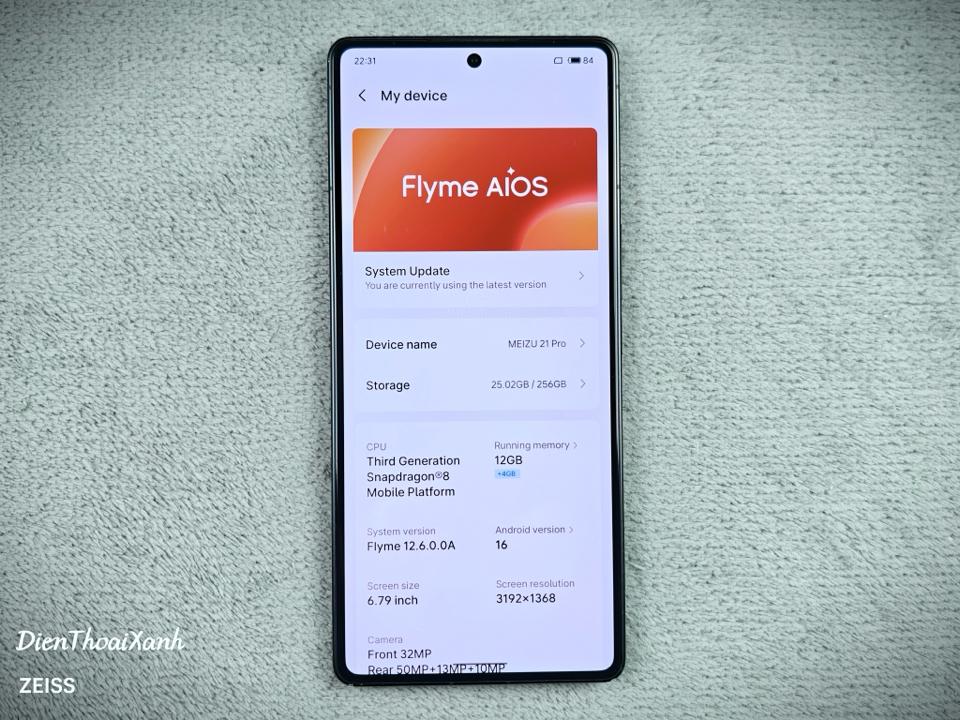 Meizu 21 Pro 12/256G - 71016-duoc-ban-tai-Điện Thoại Xanh