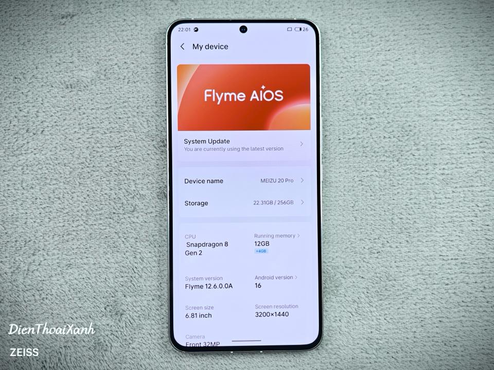 Meizu 20 Pro 12/256G - 57136-duoc-ban-tai-Điện Thoại Xanh
