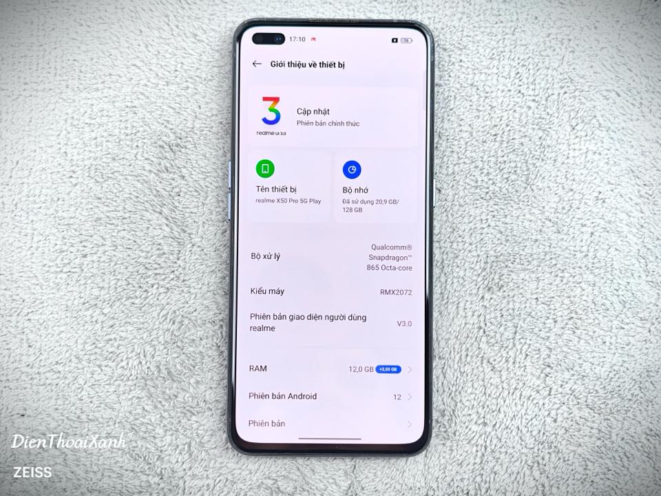 Realme X50 Pro 5G Play 12/128G - 55371-duoc-ban-tai-Điện Thoại Xanh