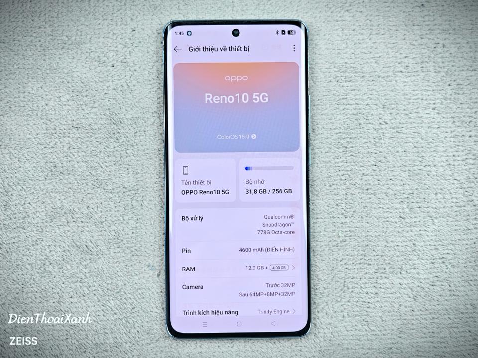 OPPO Reno 10 5G 12/256G - 12819-duoc-ban-tai-Điện Thoại Xanh