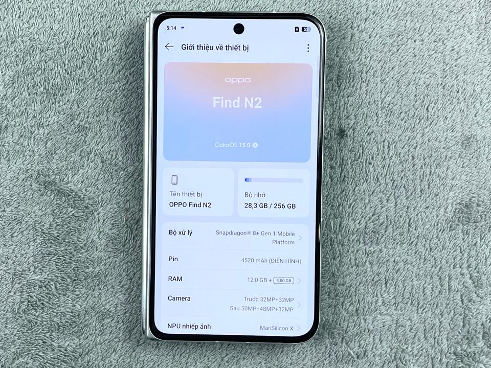 OPPO Find N2 12/256G - 47817-duoc-ban-tai-Điện Thoại Xanh