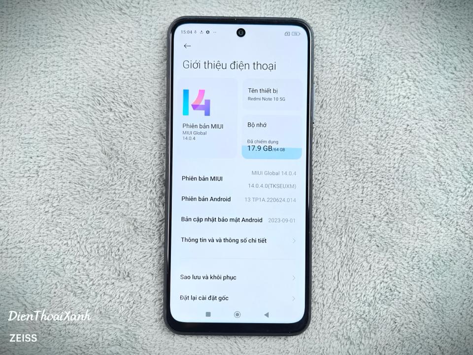 Redmi Note 10 5G 4/64G Quốc Tế - 63079-duoc-ban-tai-Điện Thoại Xanh