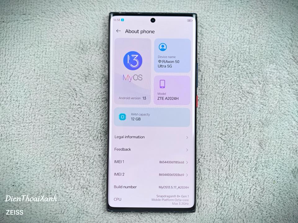 ZTE Axon 50 Ultra 12/512G - 85668-duoc-ban-tai-Điện Thoại Xanh