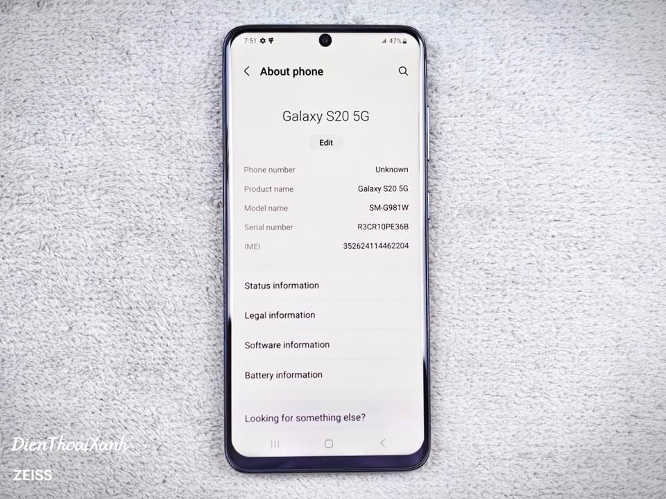 Samsung Galaxy S20 128G - 62204-duoc-ban-tai-Điện Thoại Xanh