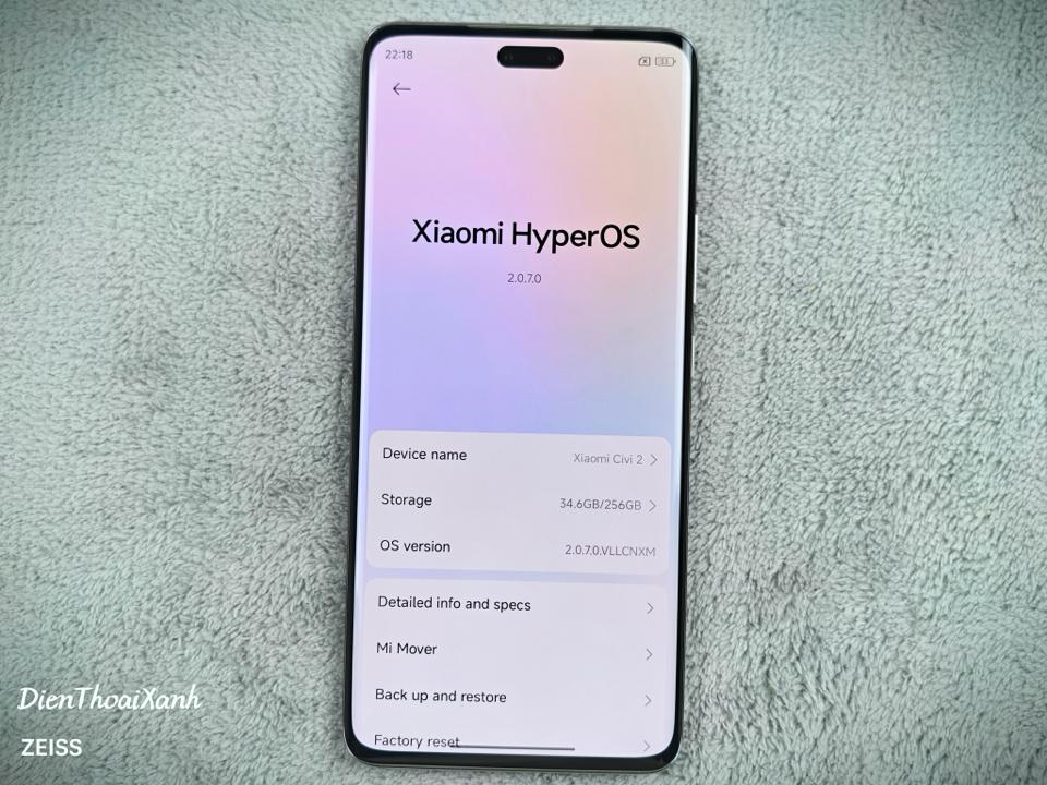 Xiaomi Civi 2 8/256G - 31405-duoc-ban-tai-Điện Thoại Xanh