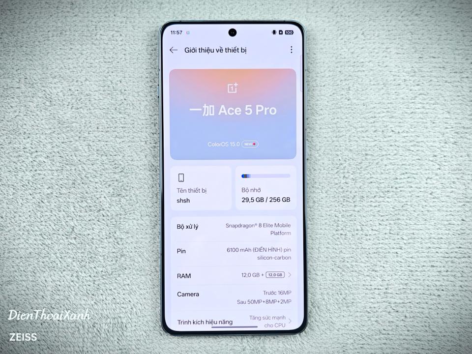 OnePlus Ace 5 Pro 12/256G - 86512-duoc-ban-tai-Điện Thoại Xanh