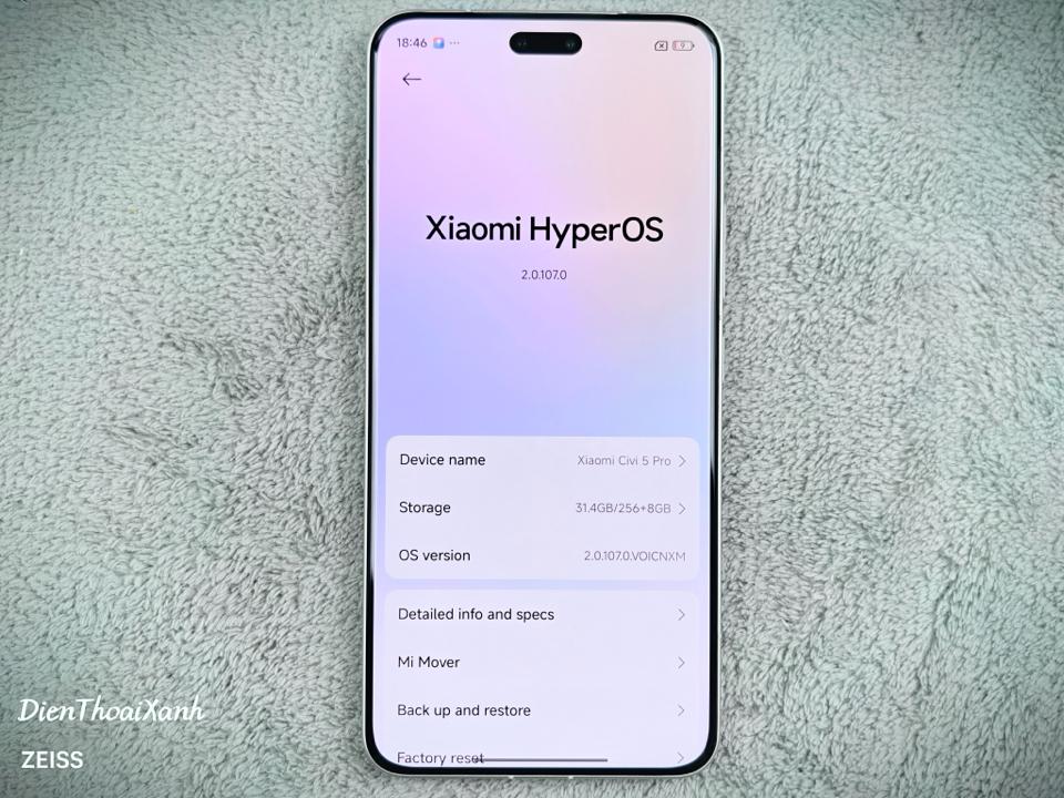 Xiaomi Civi 5 Pro 12/256G - 10861-duoc-ban-tai-Điện Thoại Xanh